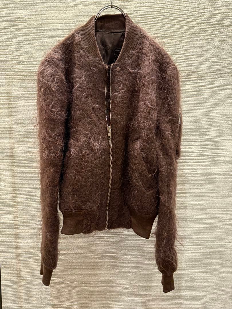 rick owens モヘア　ボンバージャケット ma-1 ブルゾン fur