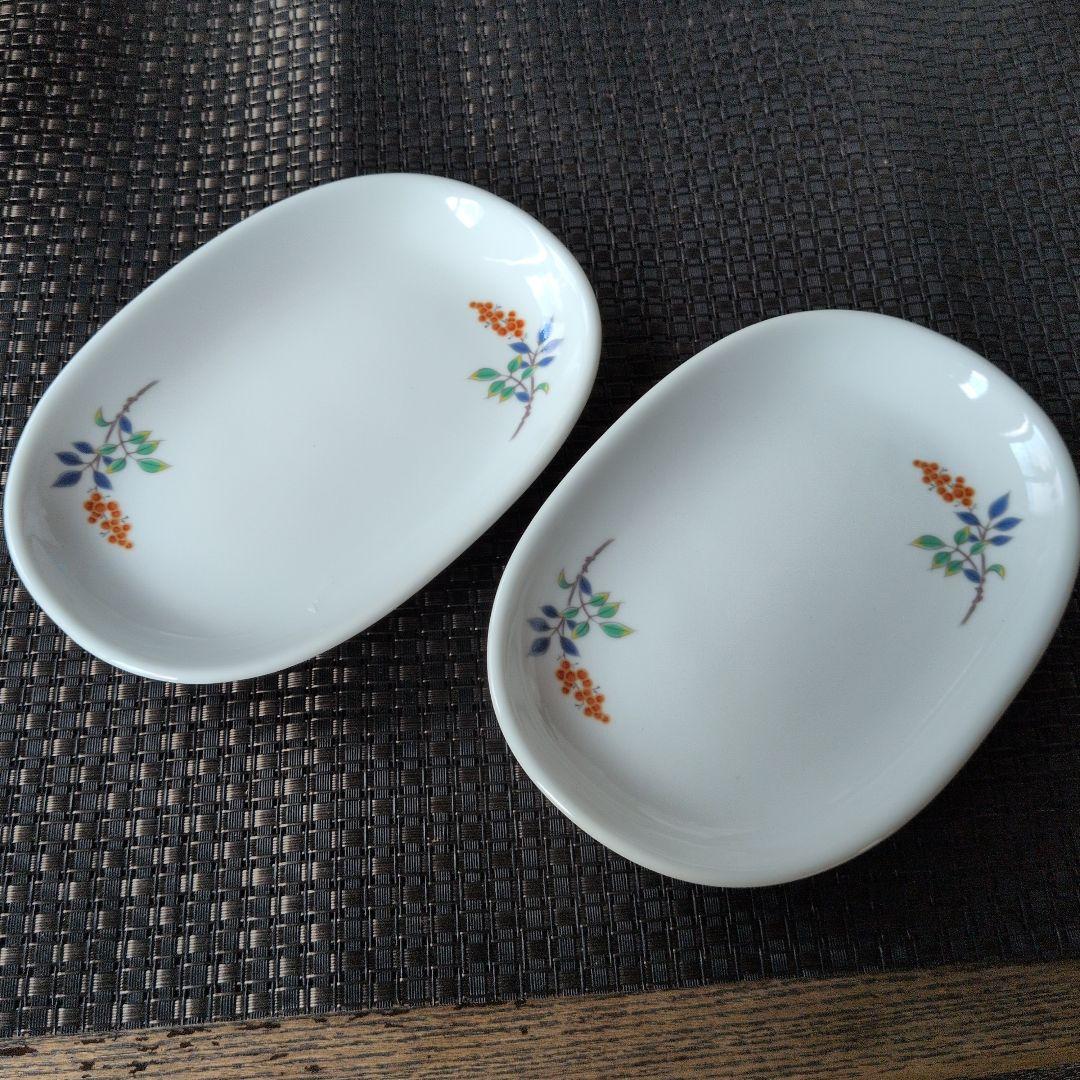 新品未使用　深川製磁　取り皿2枚セット　宮内庁御用達　希少品
