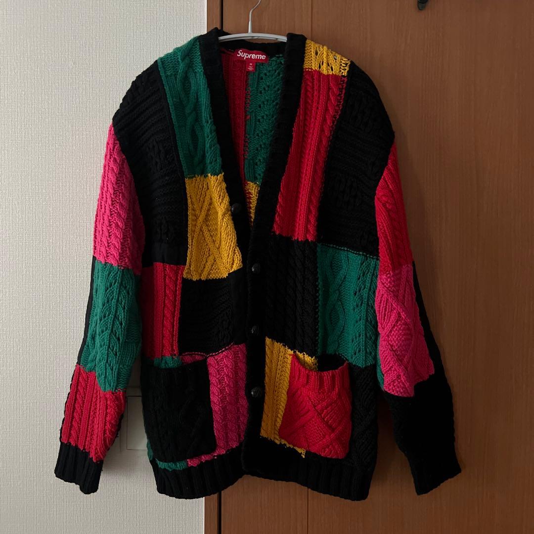 Supreme パッチワークガーディガン