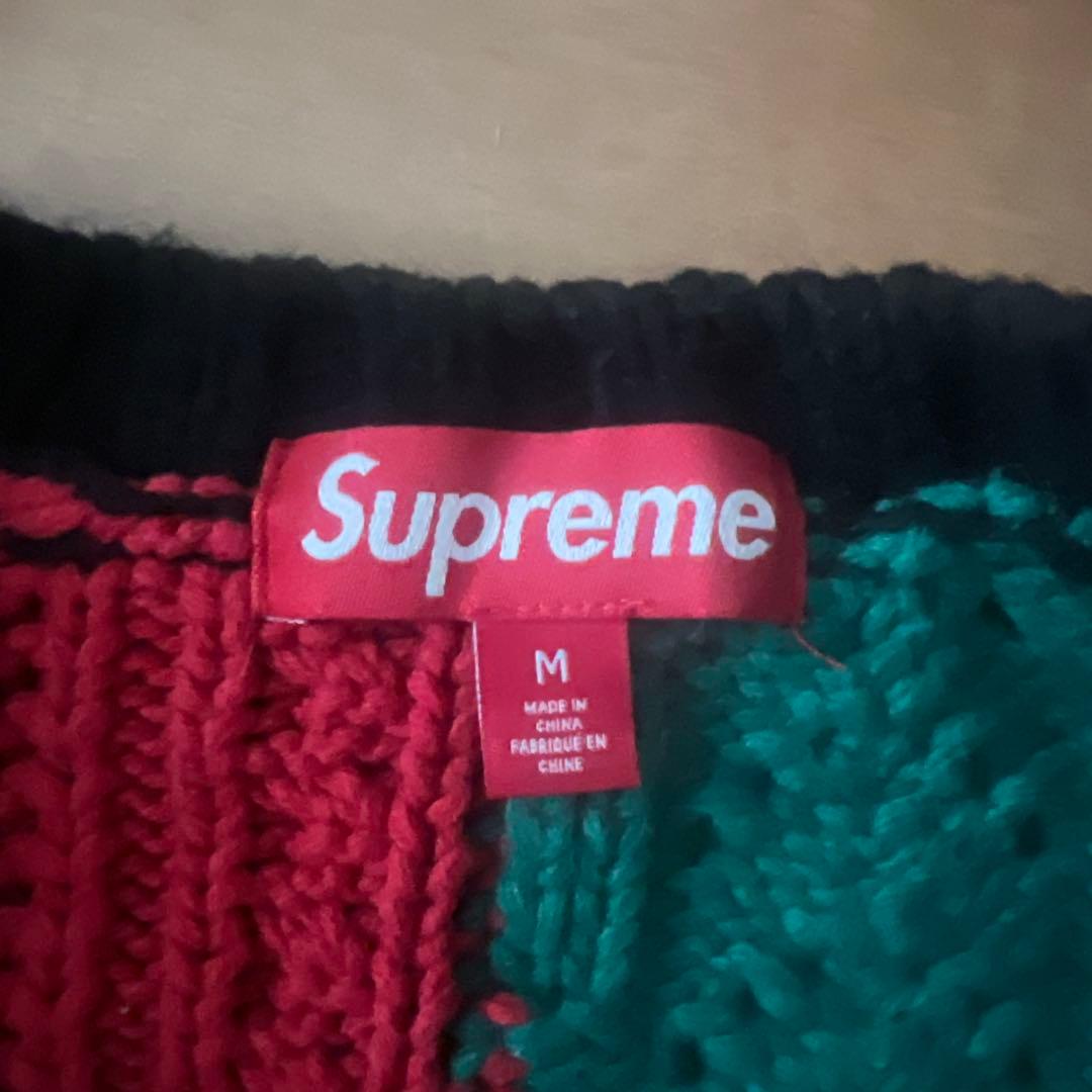 Supreme パッチワークガーディガン