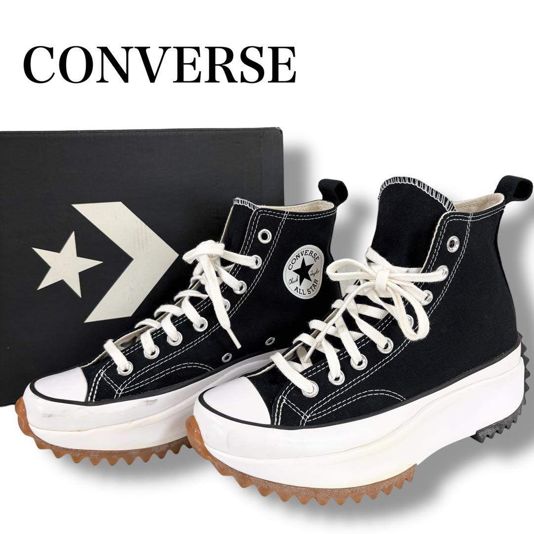 海外モデル 箱付✨CONVERSE ランスターハイク ハイカット 厚底 25.5