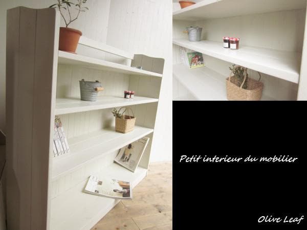 サイズ、デザインオーダー可！超ワイド4段ラック●ナチュラルホワイト●受注製作