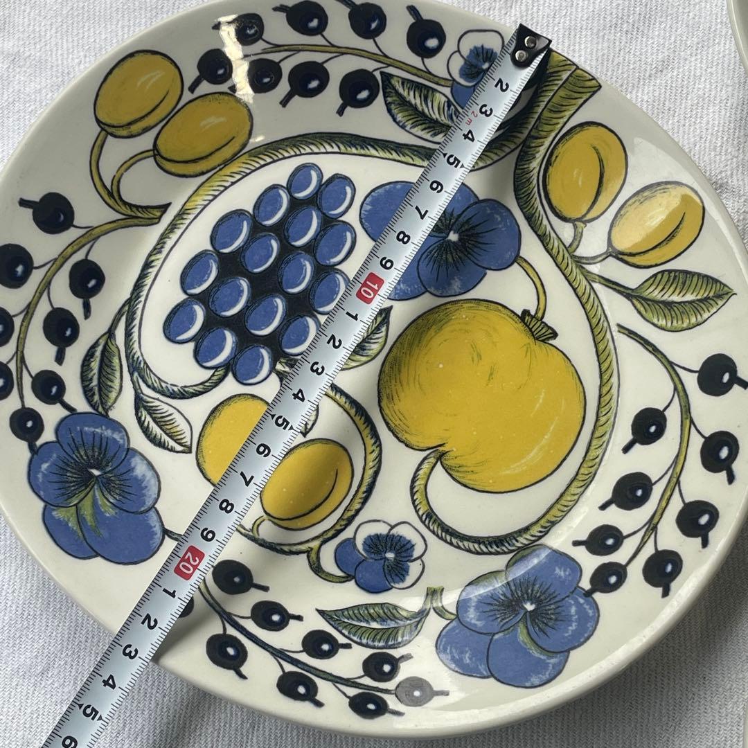 2枚おまとめ！レア！旧カラーロゴ　アラビア　パラティッシ　オーバル 25cm