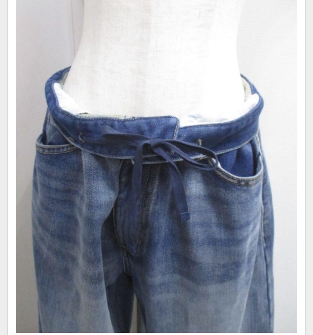 Anna Kerry 裏起毛モロッコデニムパンツ サイズ40アンナケリー