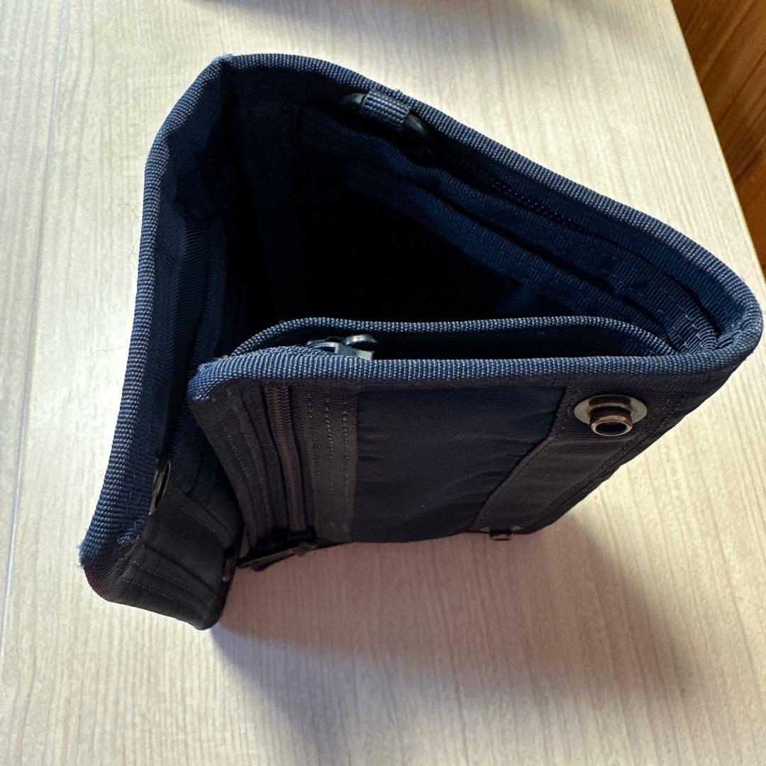 【HARVEST LABEL】三つ折り財布　ネイビー