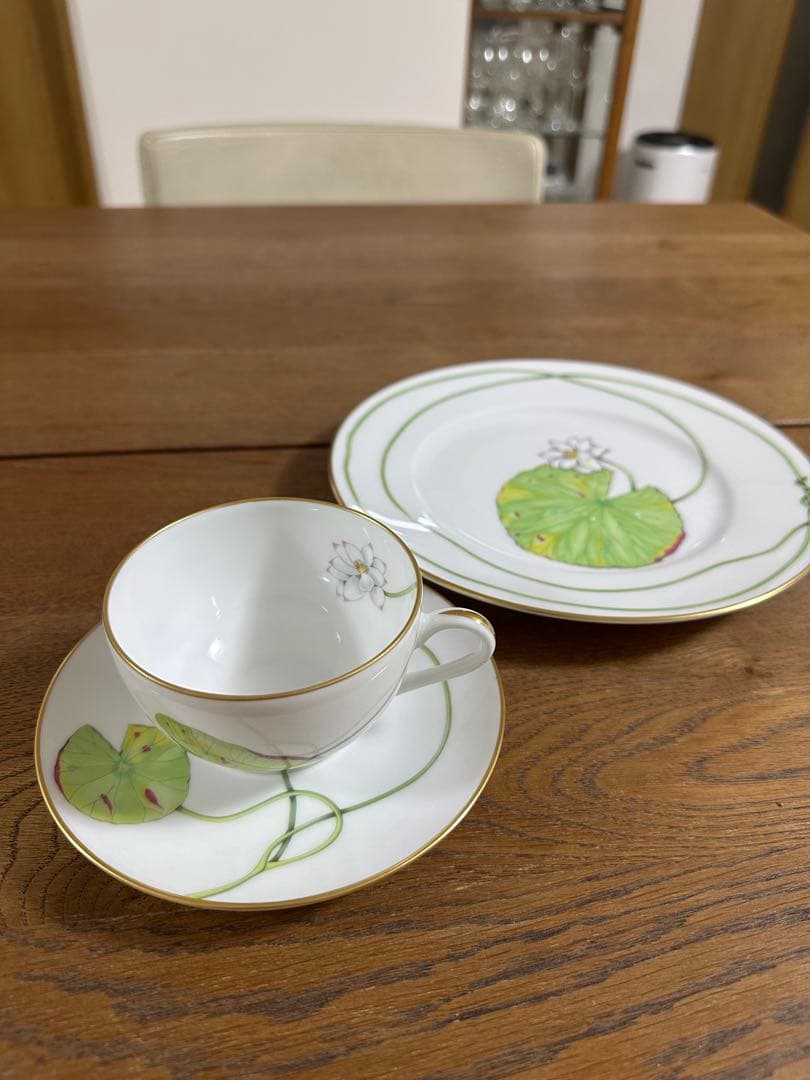 エルメス　HERMES ナイルの庭 プレートとカップ＆ソーサーのセット