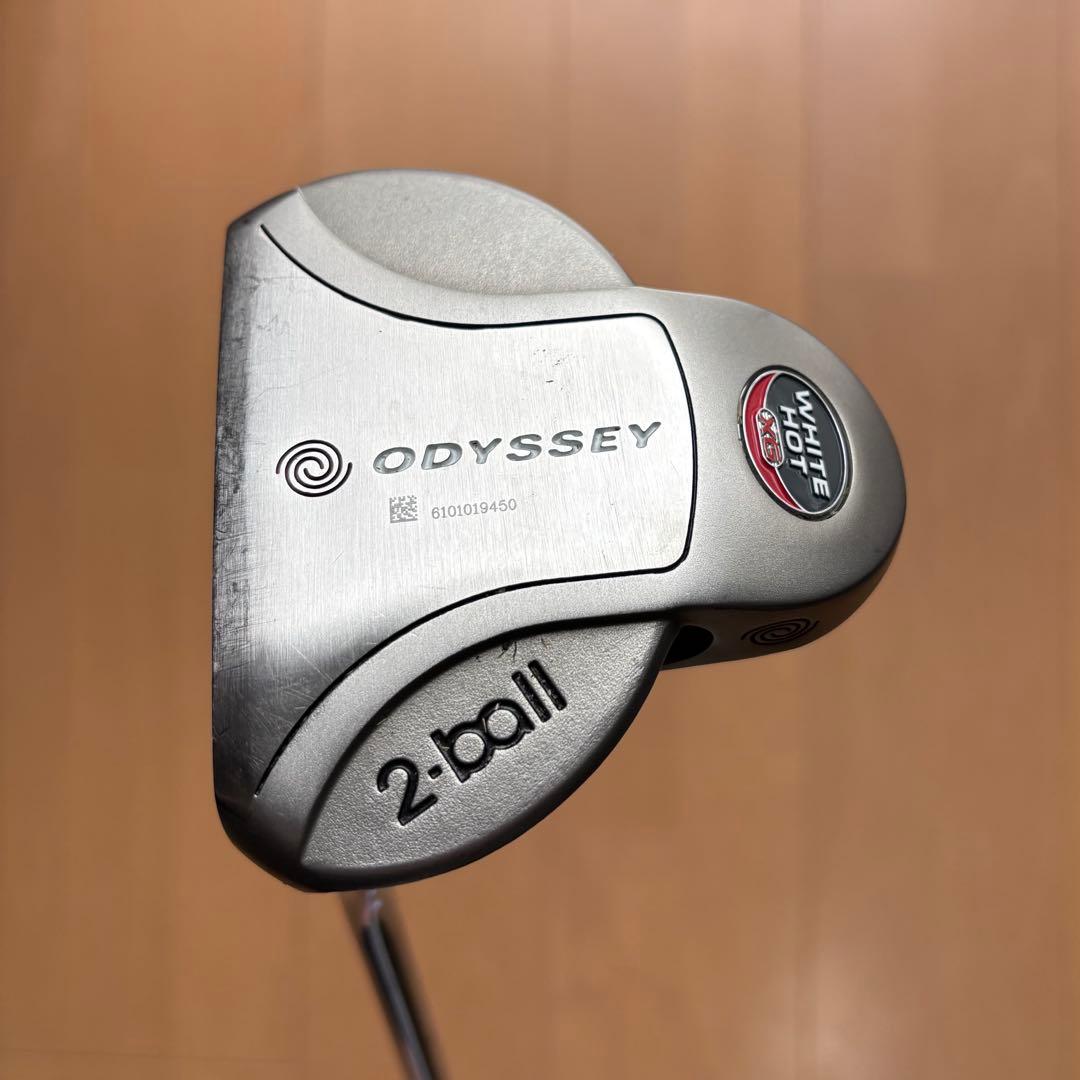 【レフティ】オデッセイパター 2-ball WHITE HOT XG 34インチ