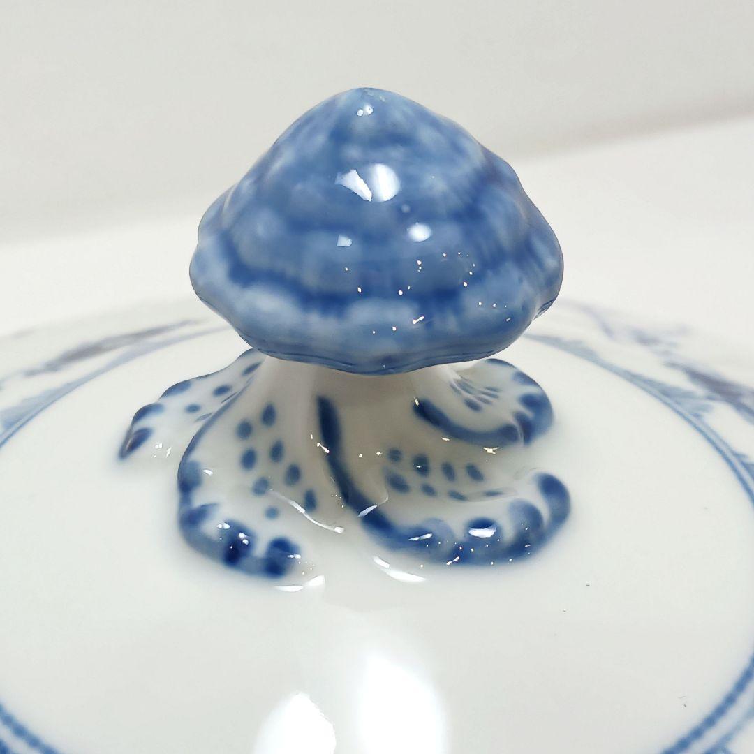 Y3223-3 ロイヤルコペンハーゲン ブルーフルーテッド スープチューリン　L