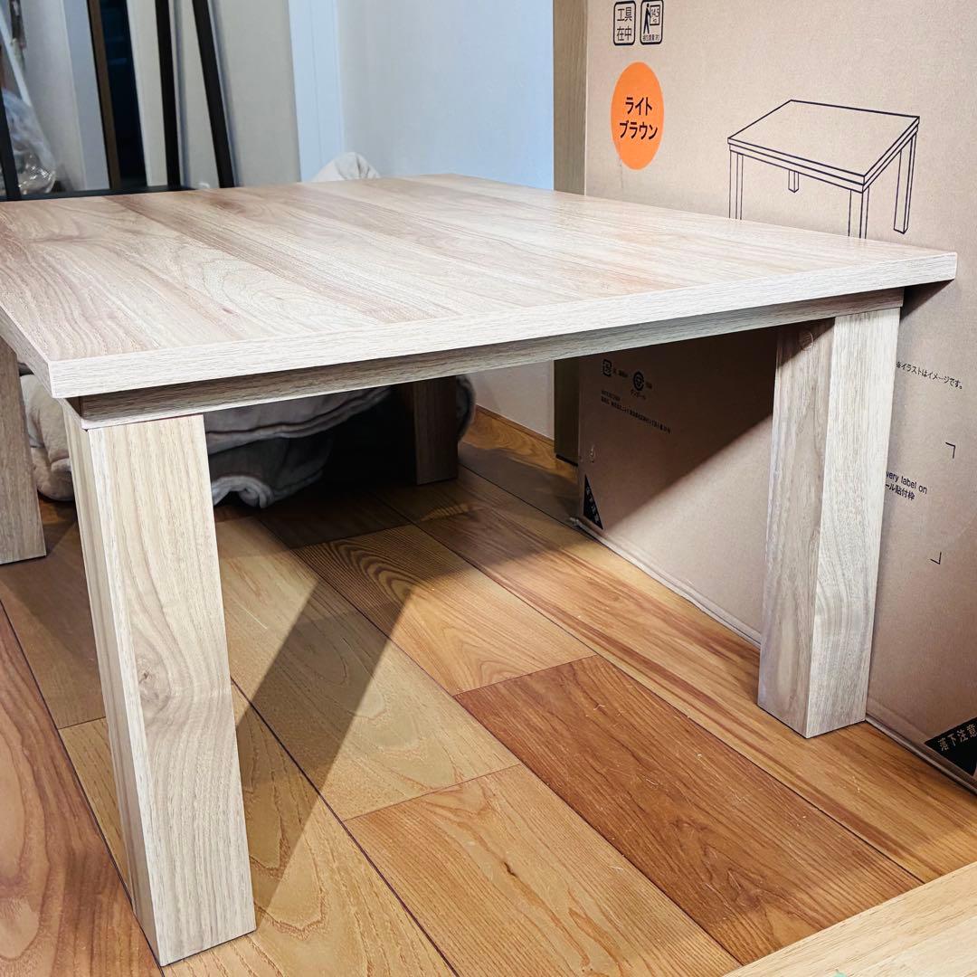 【美品】ニトリ コタツ ステインG 8060 LBR こたつテーブル 長方形