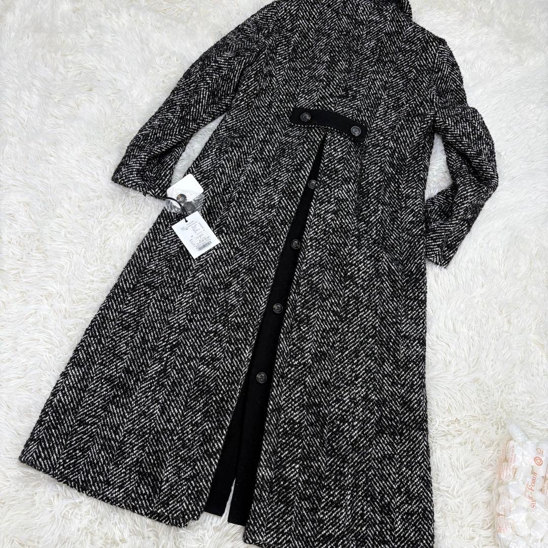 新品未使用☆Her lip ヘリンボーンウールチェスターコート