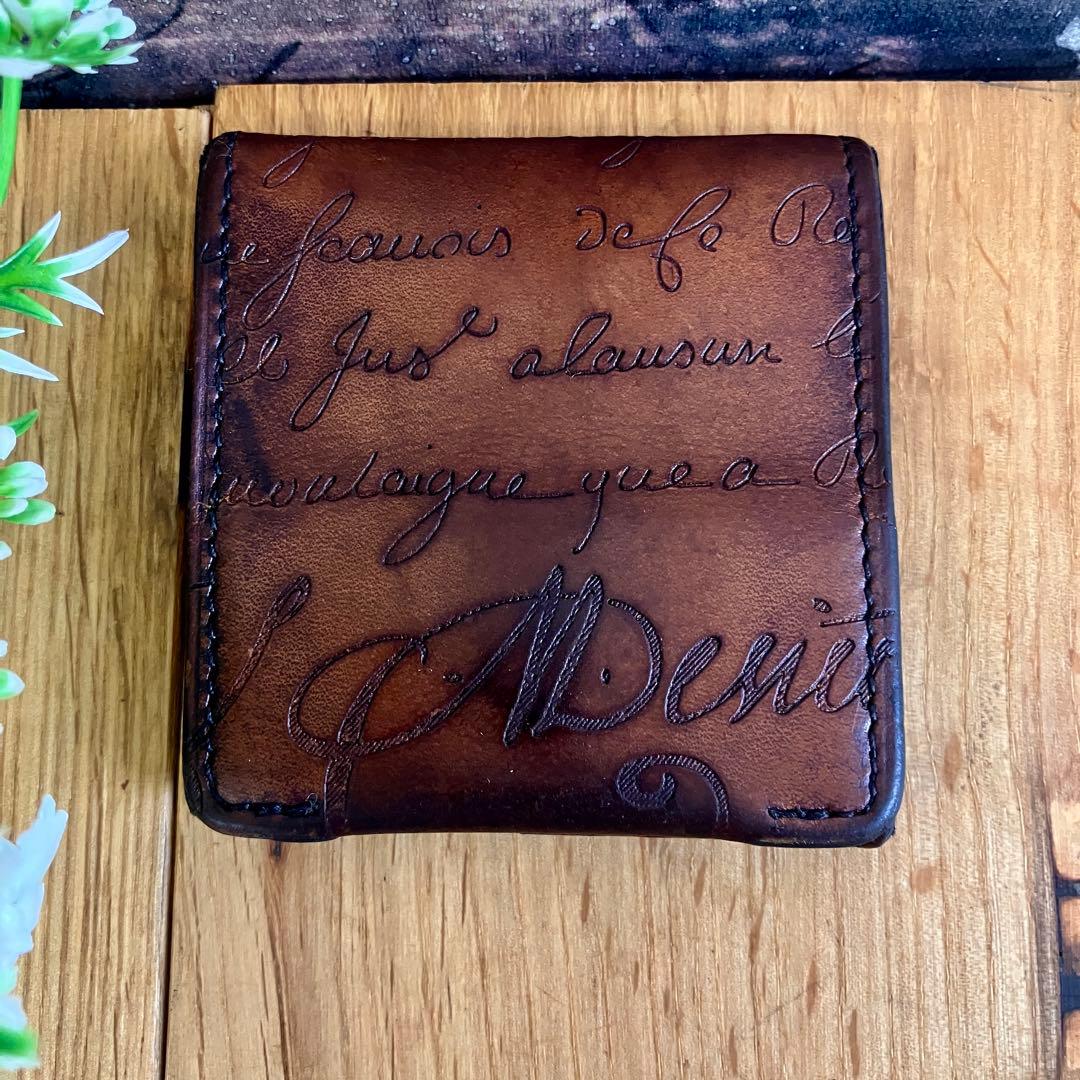 Berluti ベルルッティ ケース 財布 小銭入れ スクリットレザー