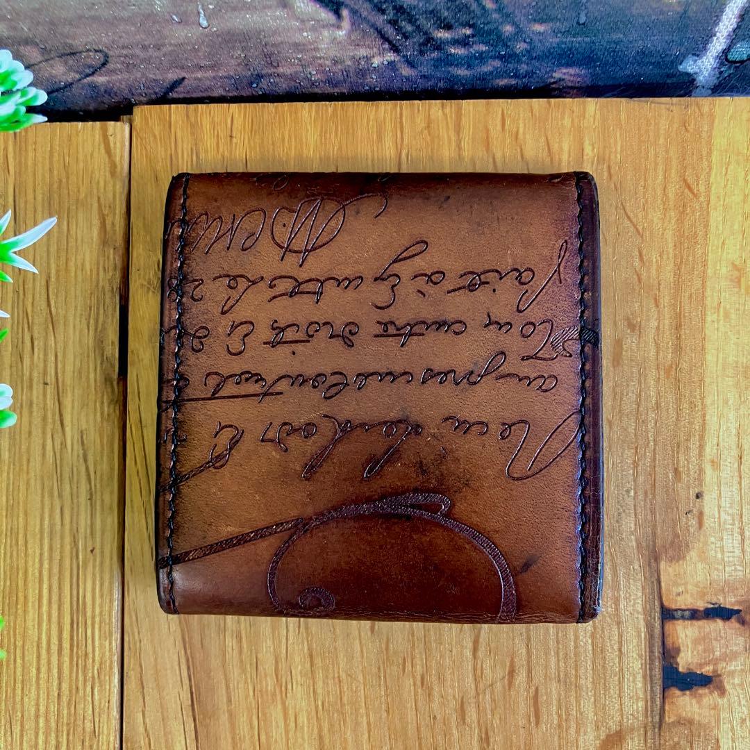 Berluti ベルルッティ ケース 財布 小銭入れ スクリットレザー