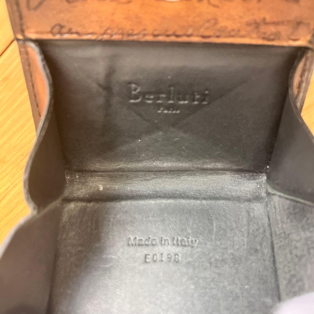 Berluti ベルルッティ ケース 財布 小銭入れ スクリットレザー