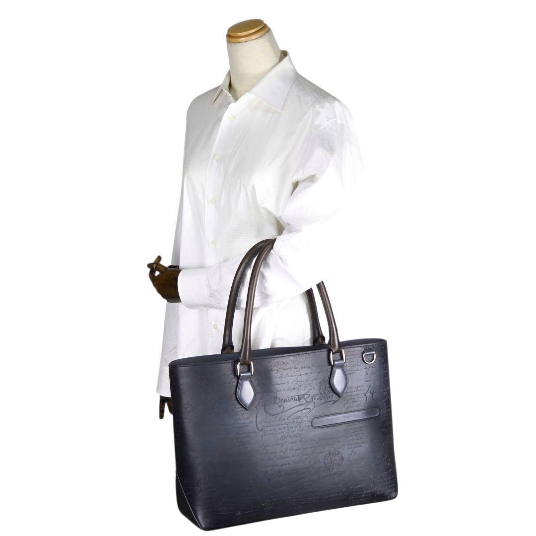 美品 ベルルッティ BERLUTI カリグラフィ トゥジュール トートバッグ