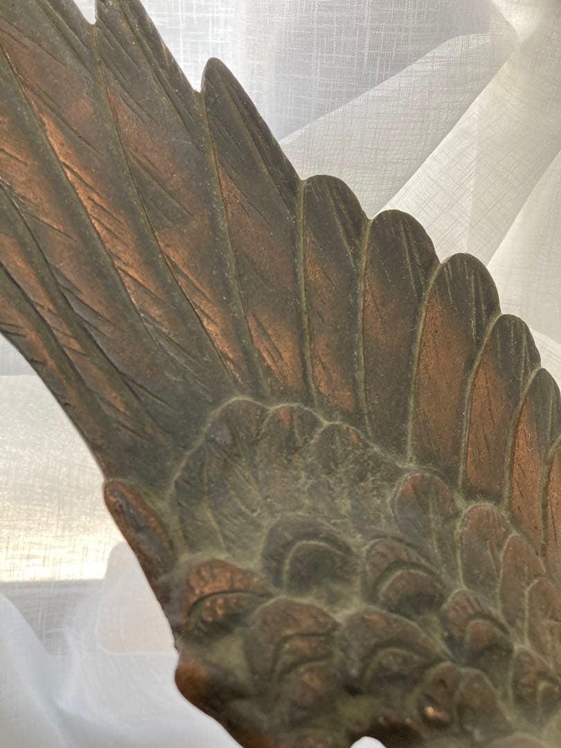 置物　親子　鷹　飛翔　縁起物　開運　招福