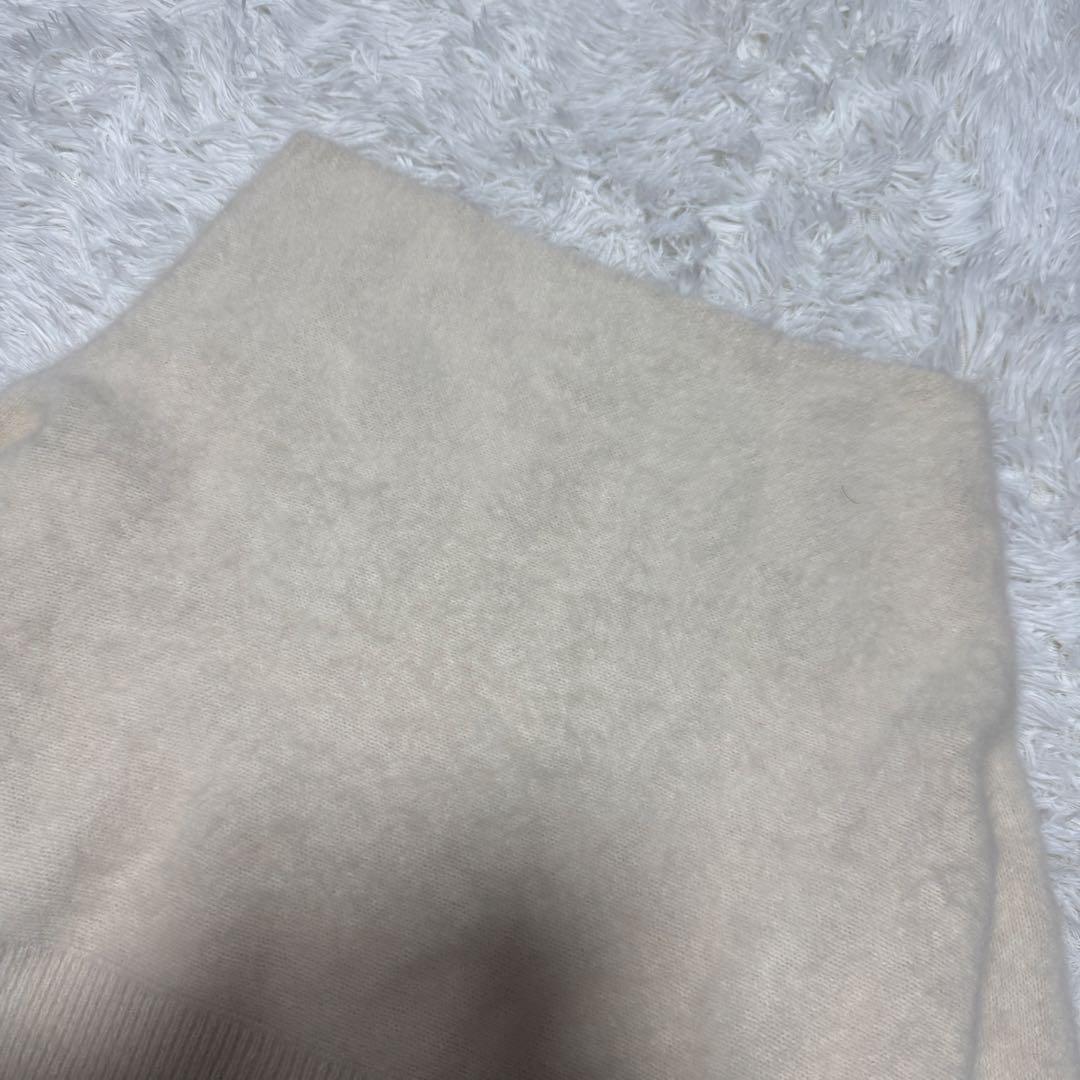 25年 anuans ラクーンフォックスオフショルニットプルオーバー 定価3.3