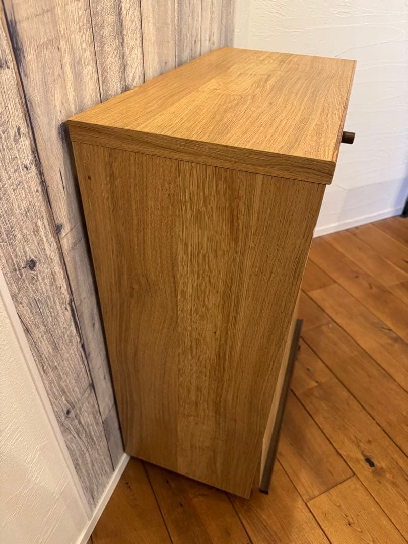 【送料込】木目調の電話台・ファックス台