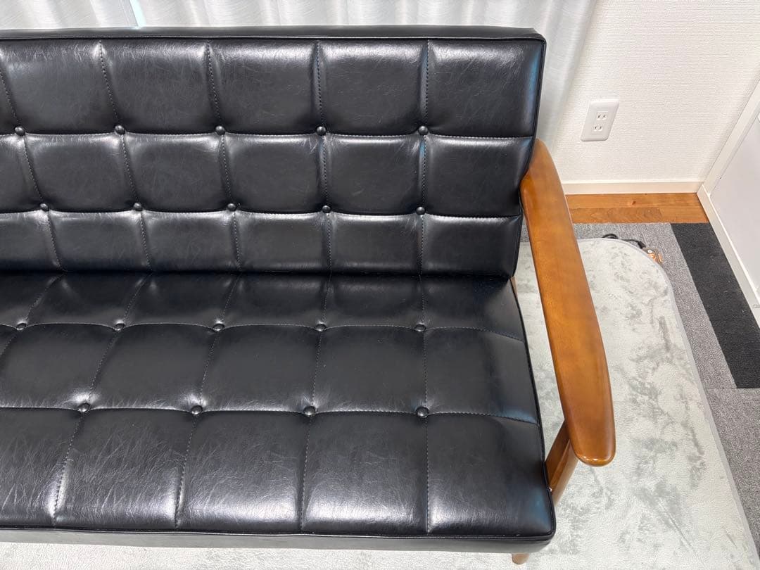 conさん専用　美品　カリモク60 Kチェア 2シーター ウォールナット