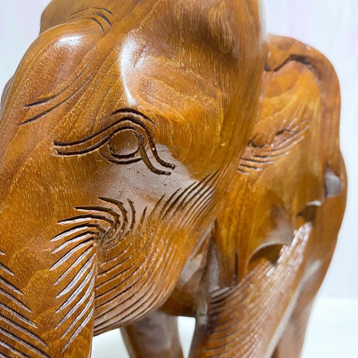 象 ★ 置物★ 置物 オブジェ 像 コレクション 骨董 木彫り 木像 職人 レア