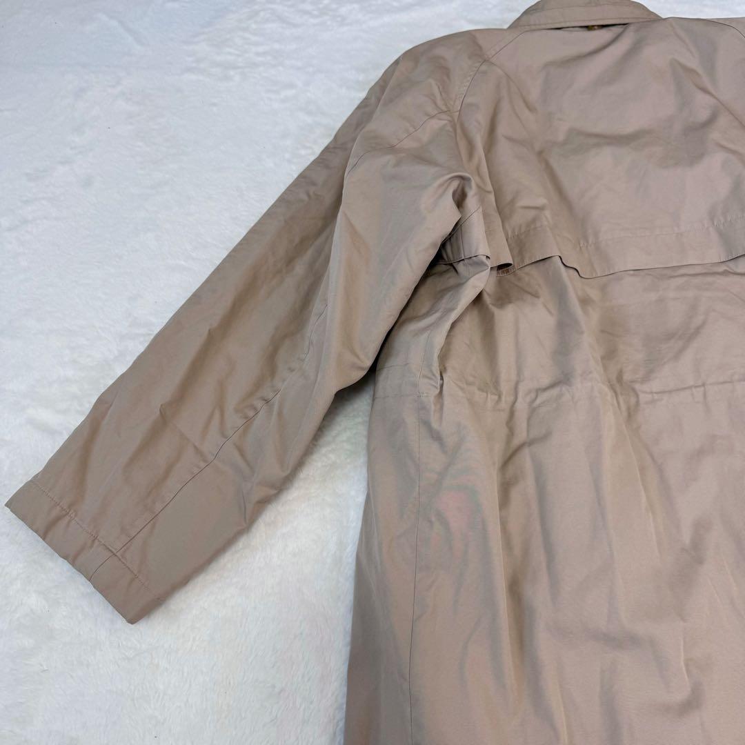 美品✨バーバリー　ステンカラーコート　ノバチェック　ライナー付き　ベージュ　S