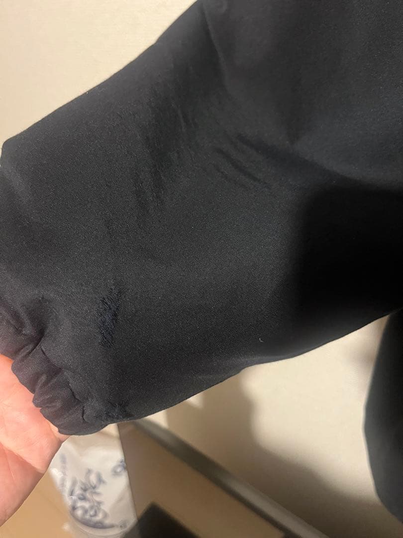 訳あり価格　COMOLI 20AW コットンシルクフーデッドコート 2 ネイビー