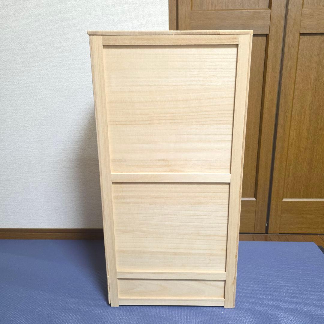 366【ほぼ未使用】竹本木箱店 米蔵 米びつ 桐製 ライスストッカー 30kg