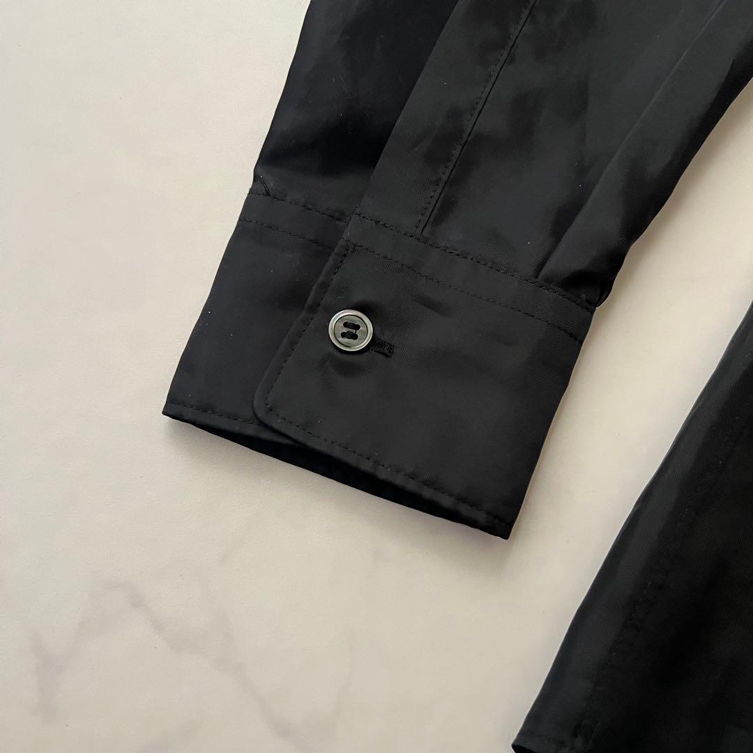 ほぼ未使用 コムデギャルソン AD2024 長袖シャツ ブラック 黒 XS