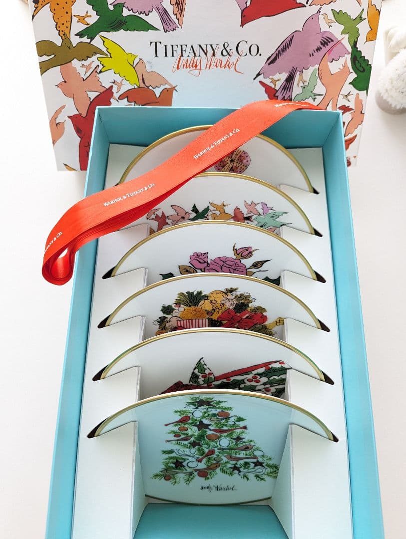 ティファニー プレート アンディ・ウォーホル クリスマス