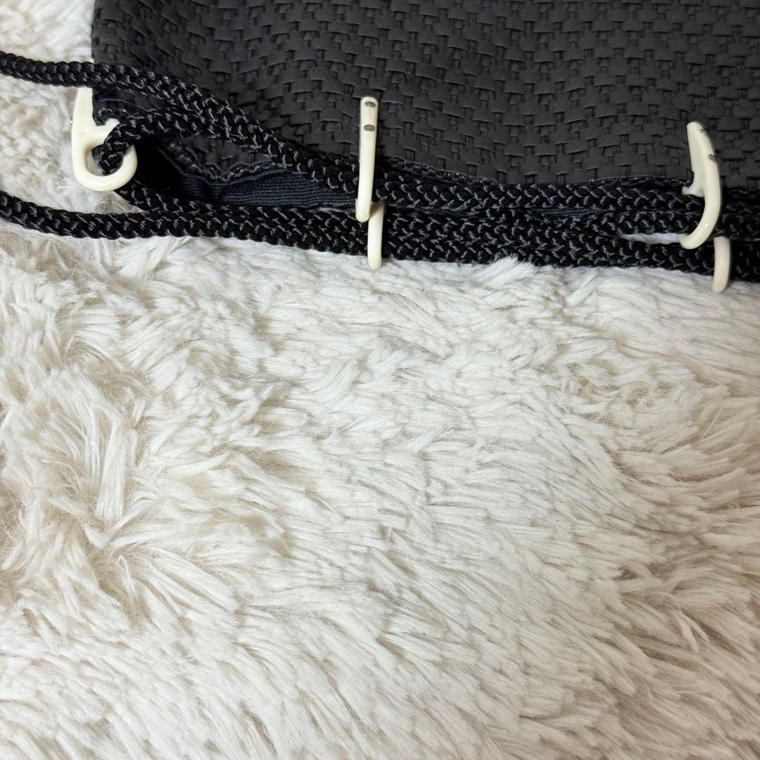 未使用・超希少✨順理庵　螺鈿合切袋　レザー　西陣織　牛革織　ブラック　公式完売品