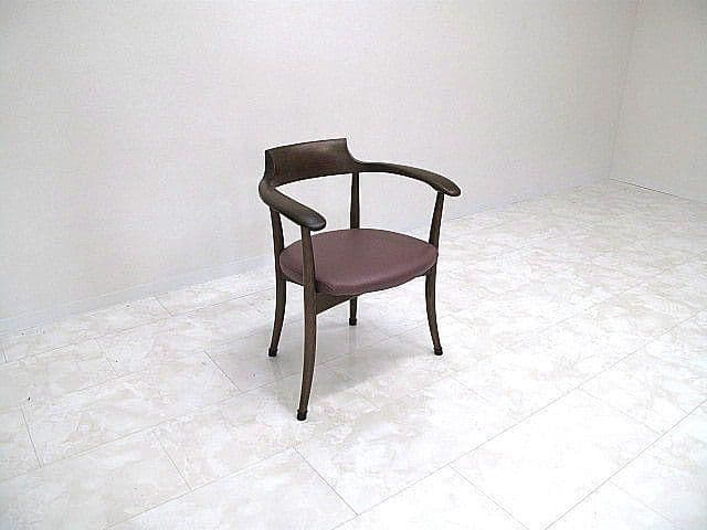 展示品　HIDA　飛騨産業 キツツキ クレセント　アームチェア　佐々木敏光