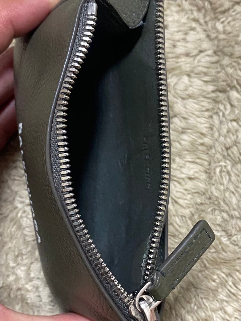 Y*u様 BALENCIAGA バレンシアガ カードケース640535 カーキ