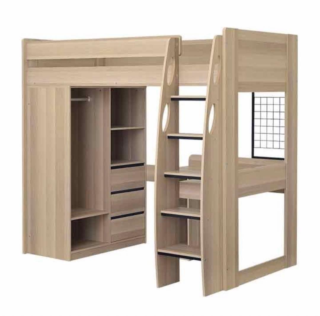 ロフトベット　システムベッド　システムデスク