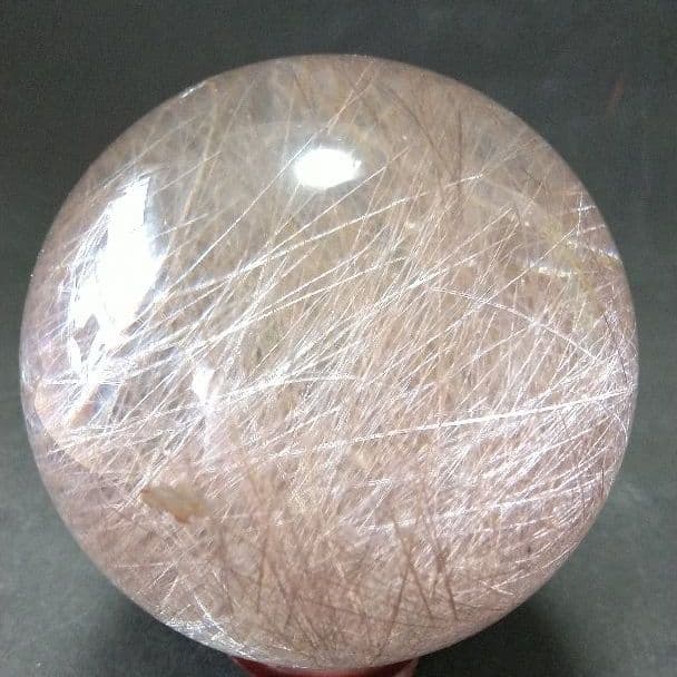 値下げ 禮-⑩【巨大 シルバールチル 丸玉】66㎜玉 400㌘