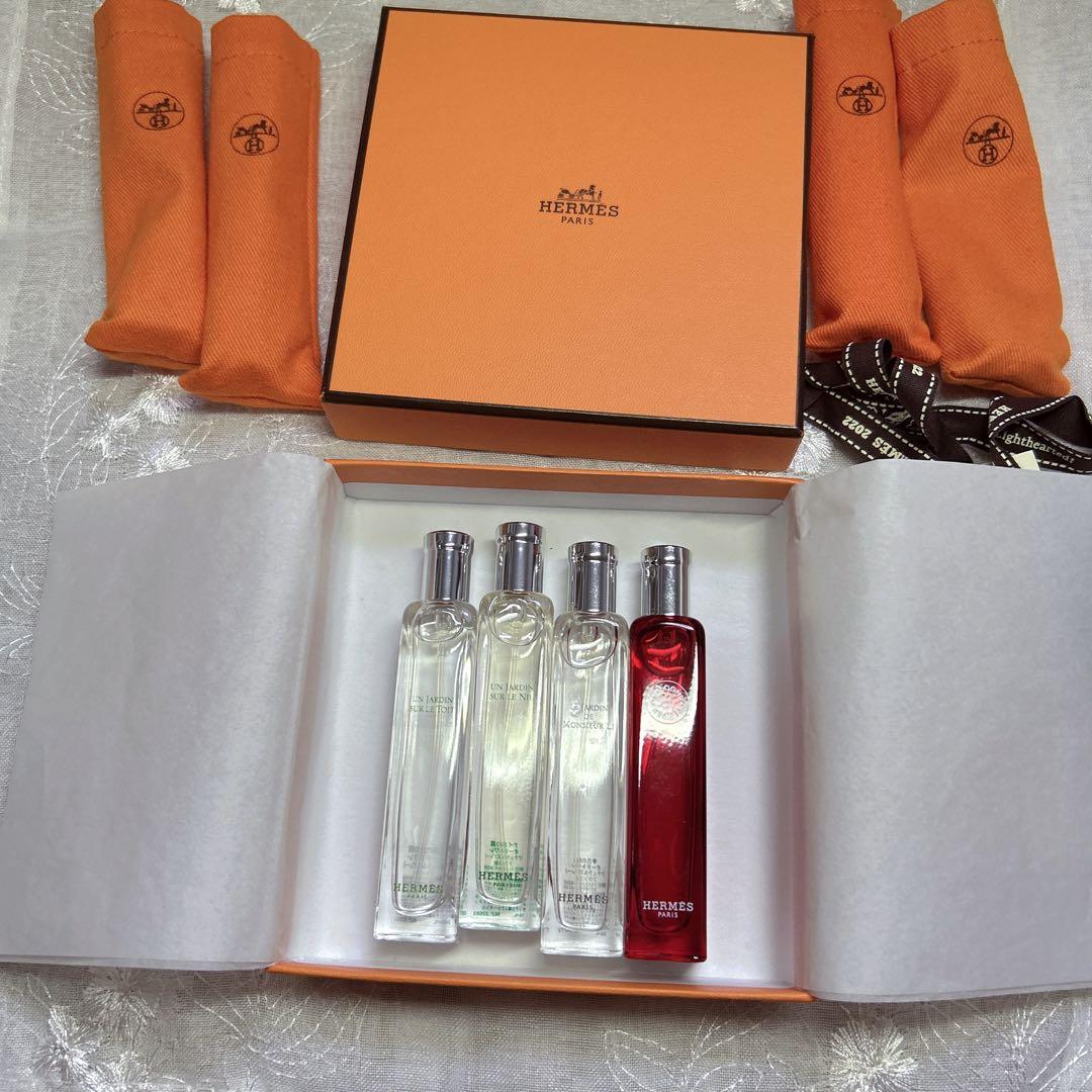 Hermès Jardin シリーズ 香水セット (15mL x 4本)