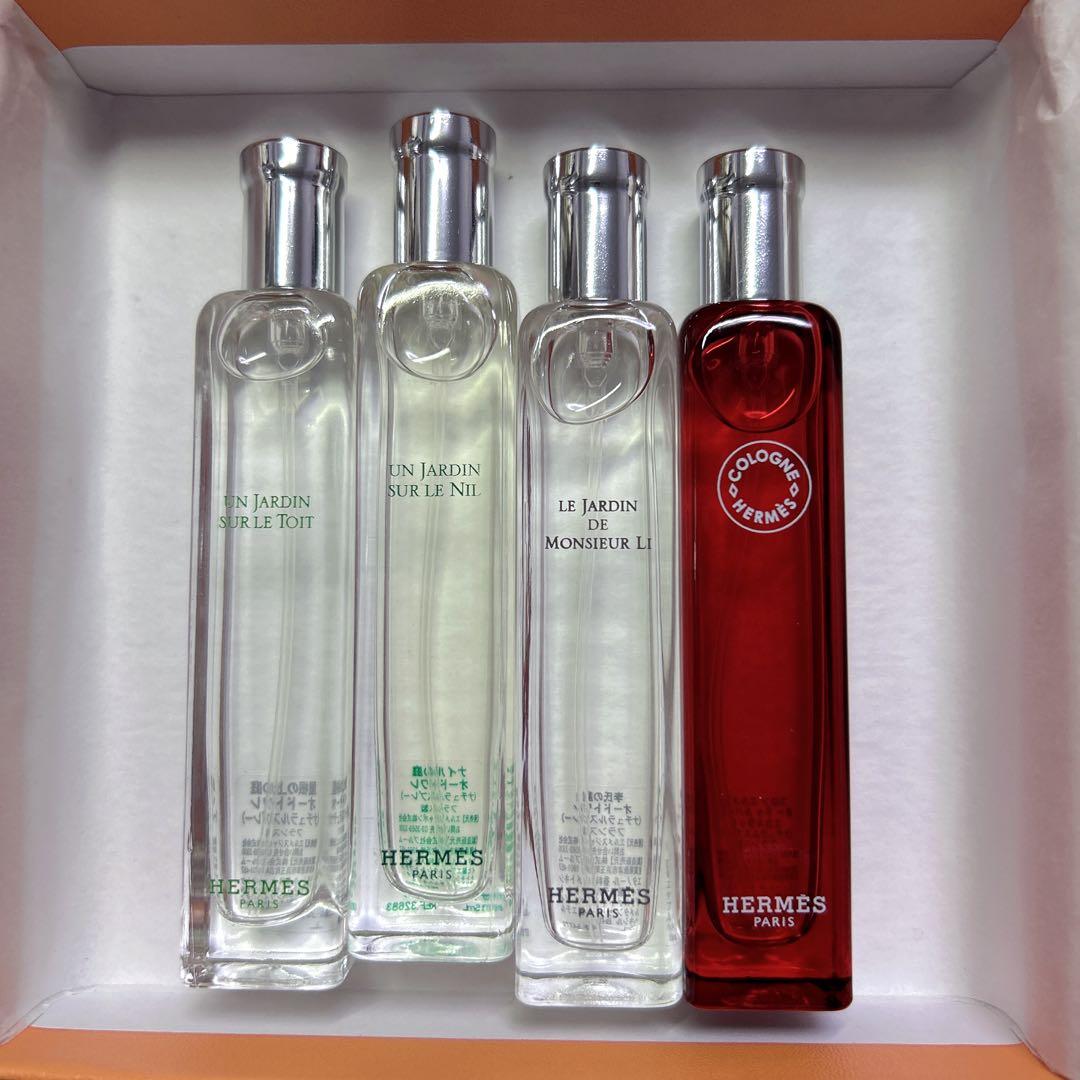 Hermès Jardin シリーズ 香水セット (15mL x 4本)