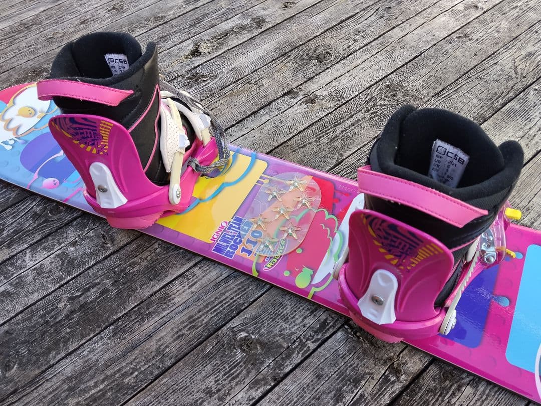 子供用スノーボード3点セット IGNIO 110 ビン BOAブーツ 20～21