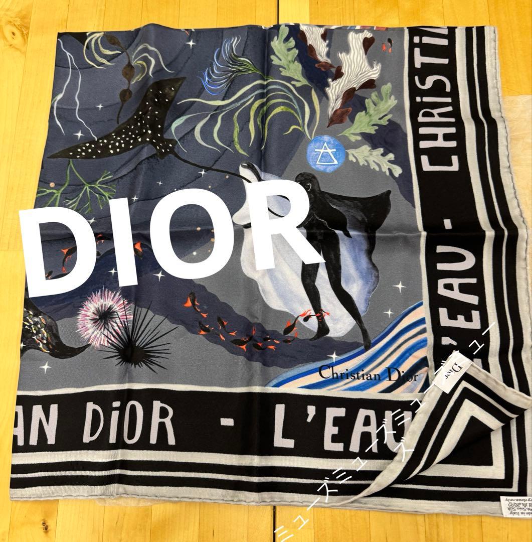 H*a様 Christian Dior アートプリント スカーフ
