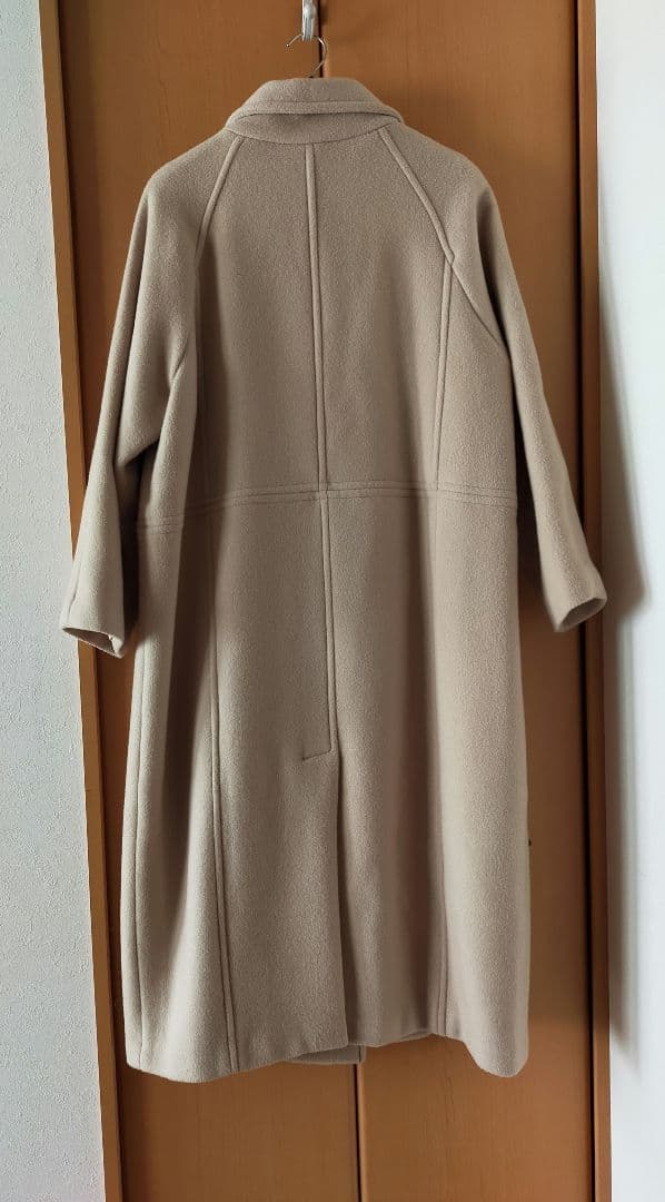 SLOBE IENA スタンドコクーンコート　38 ベージュ