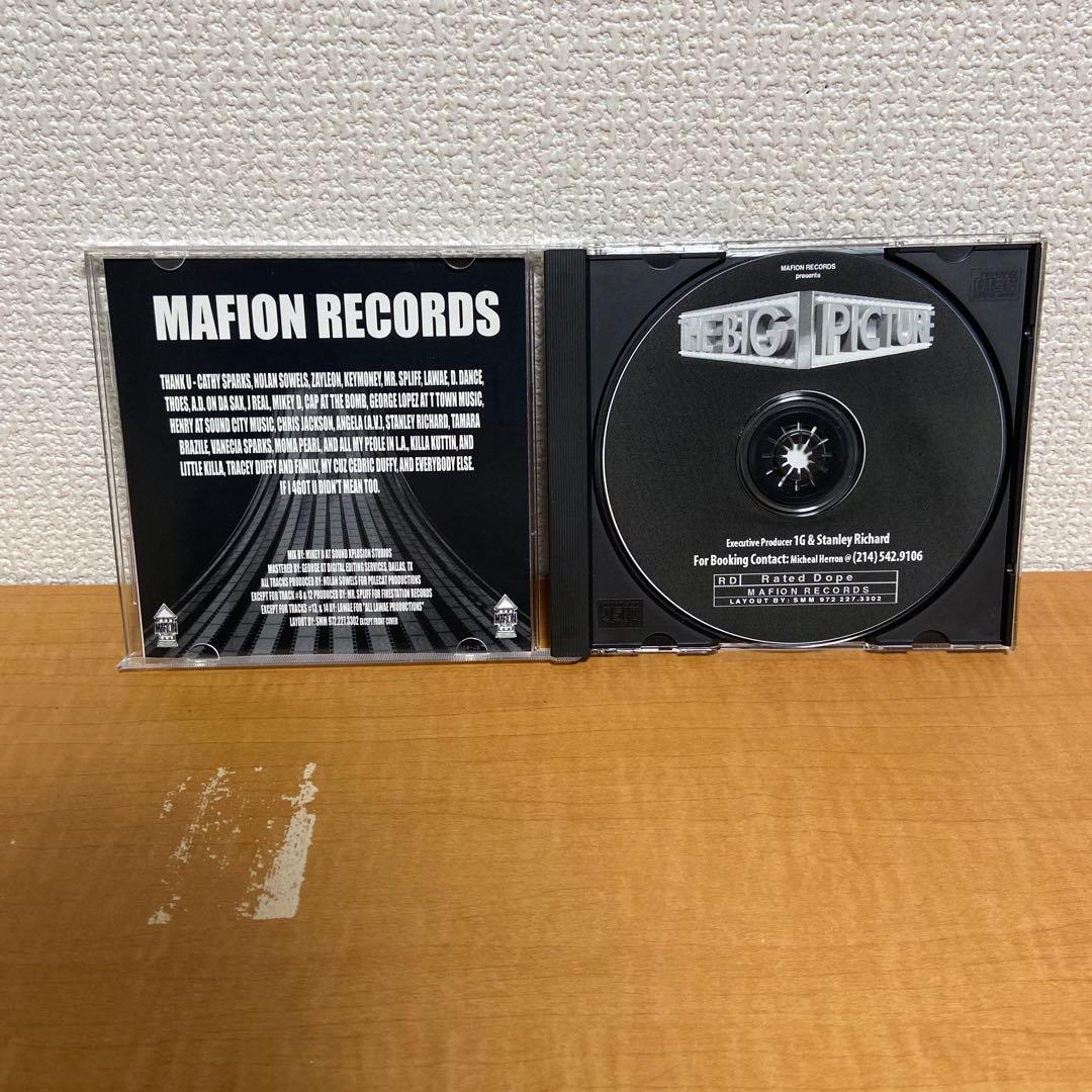 洋楽 ONE G / BIG PICTURE / GANGSTA RAP G-FUNK