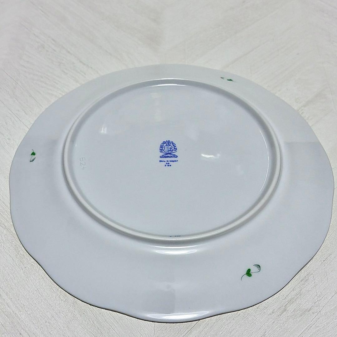 HEREND ヘレンド アポニー・グリーン プレート 25cm 6枚セット