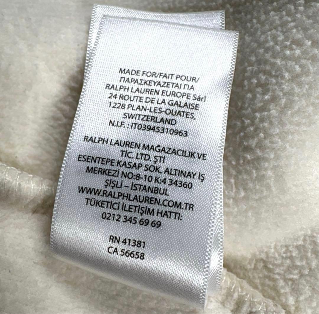 ✨美品・XL✨ラルフローレン　ボアパーカー　プルオーバー　ビッグポニー刺繍　現行