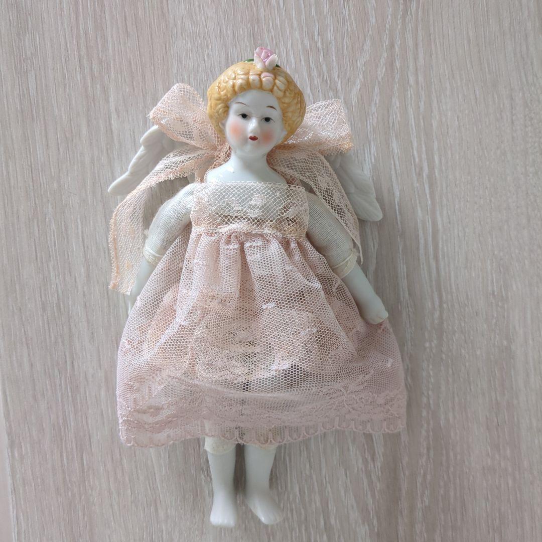 新春sale チャイナヘッドドール　ビンテージ　エンジェル天使　希少