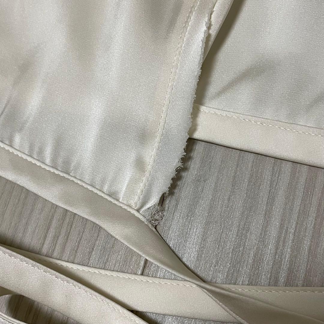 トップス ORSEUND IRIS Le Club cropped satin top S