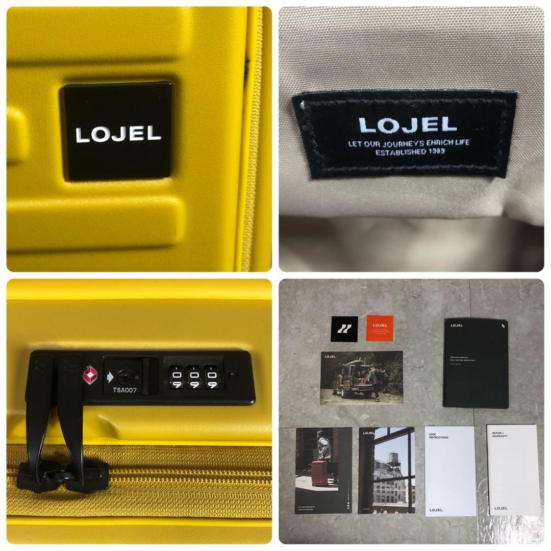 LOJEL　Cubo　スーツケース　マスタードイエロー　TSAロック　S相当