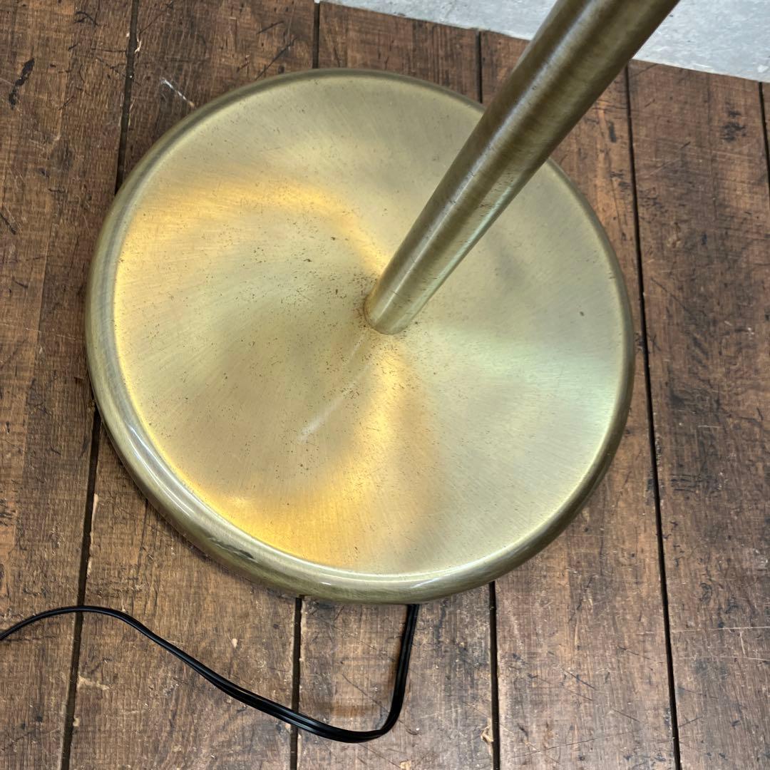 アンティーク ガラスシェード 3連灯 スタンドライト フロアライト