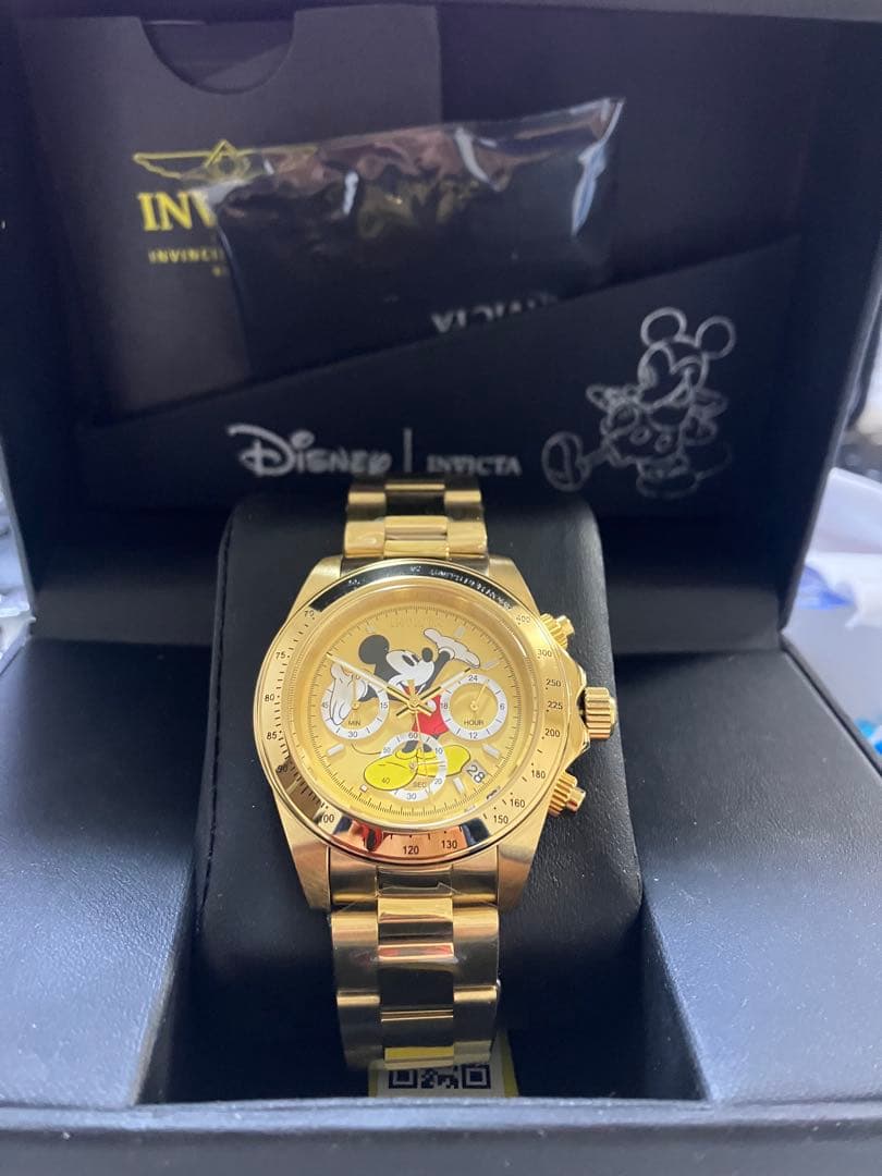 mickey ミッキーマウス　Disney　INVICTA　腕時計　ディズニー