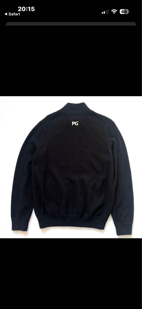 近年 PEARLYGATES パーリーゲイツ フルジップ カシミヤ100 ニット