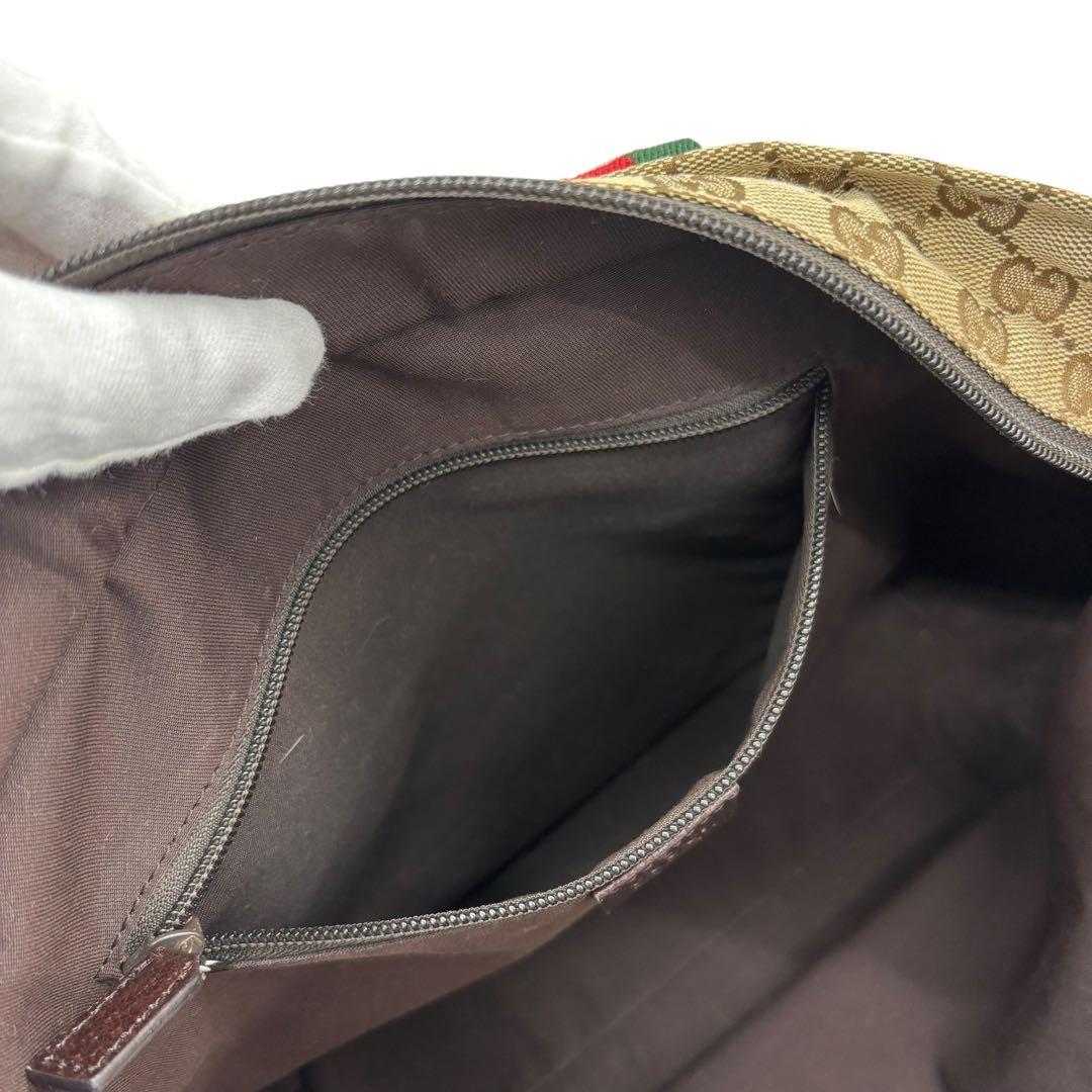 [鑑定済] グッチ GUCCI トートバッグ 131231 シェリーライン