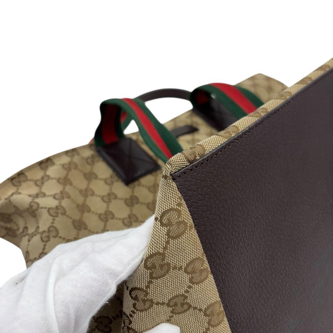 [鑑定済] グッチ GUCCI トートバッグ 131231 シェリーライン