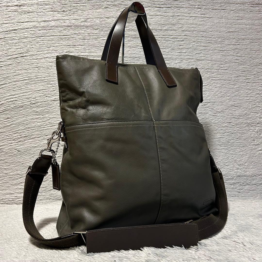 COACH コーチ トンプソン クロスボディ 70493 レザートートバッグ